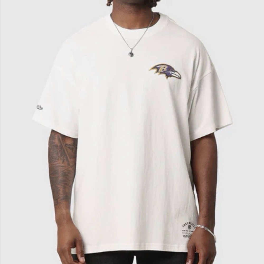 Mitchell & Ness Baltimore Ravens “Alter Ego” Flames Tee Men’s Size Medium